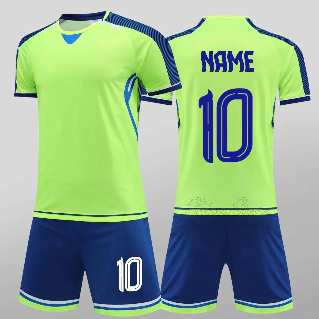 Adult and Kids Soccer Uniform Set