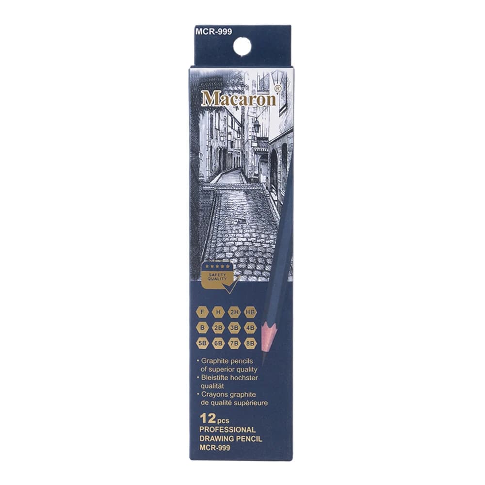 Charcoal Sketch Pencil Set 12-Piece