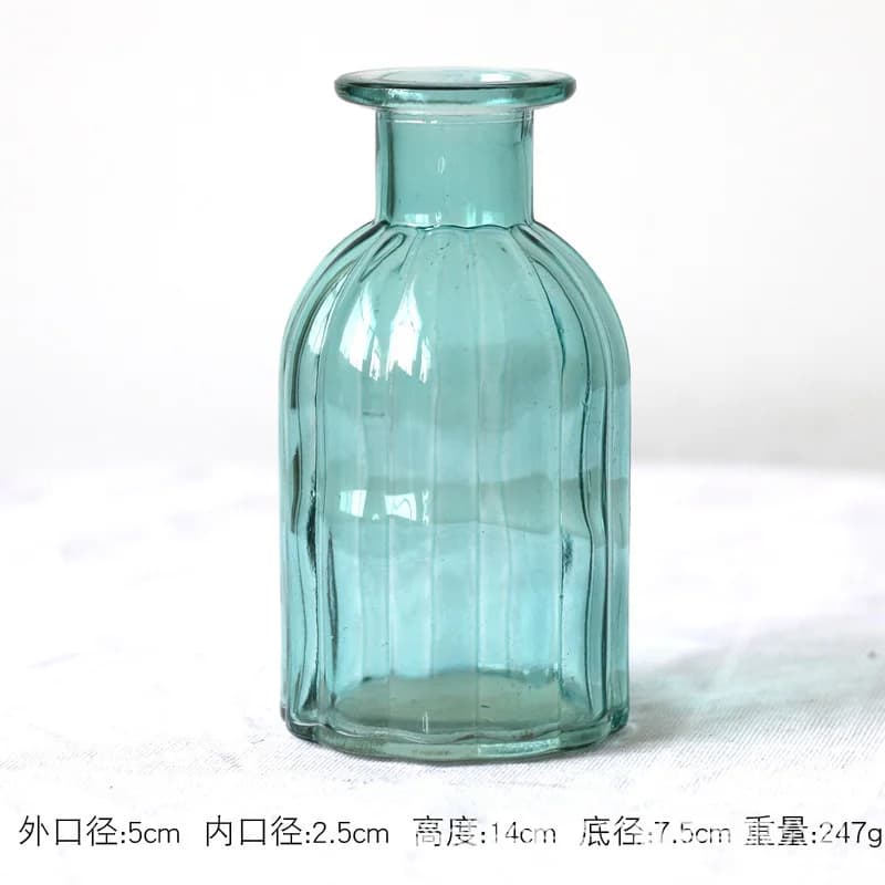 Glass Flower Vase for Table Decor