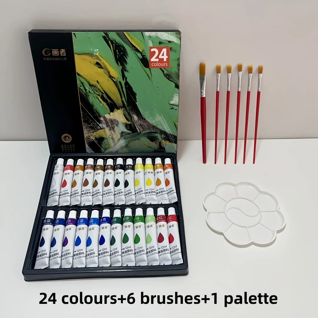 Acrylic Paint Set, 36 Colors