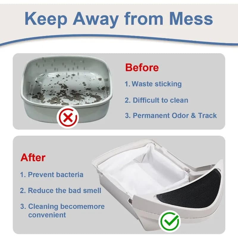 Automatic Litter Box Liners - 100 Count
