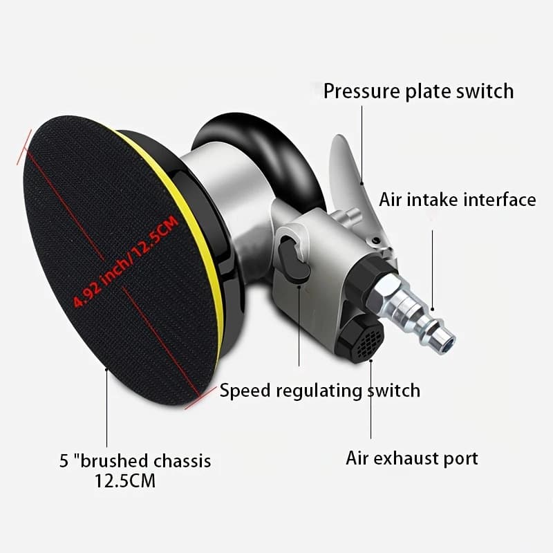 Pneumatic Random Orbital Sander