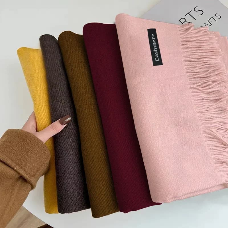 Winter Cashmere Pashmina Wrap Shawl