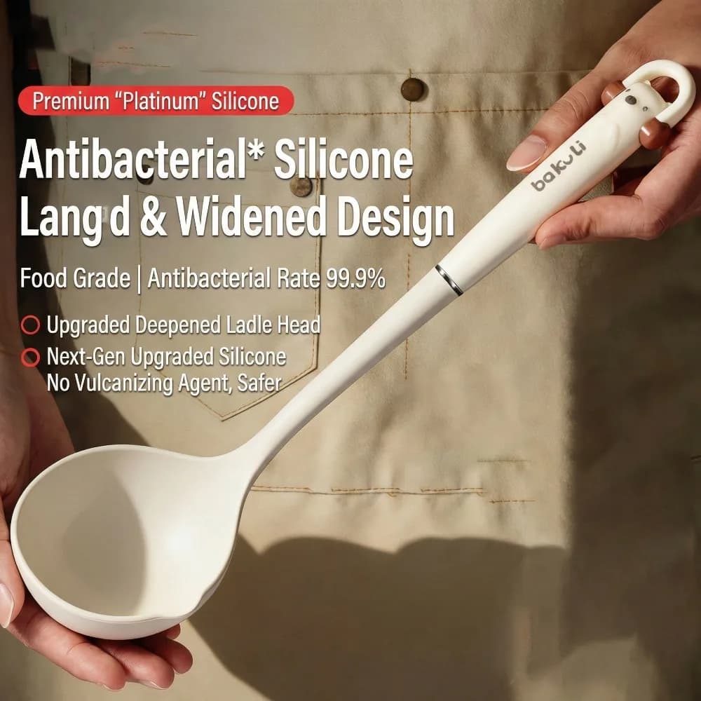 Non-Stick Silicone Cooking Spoon Set