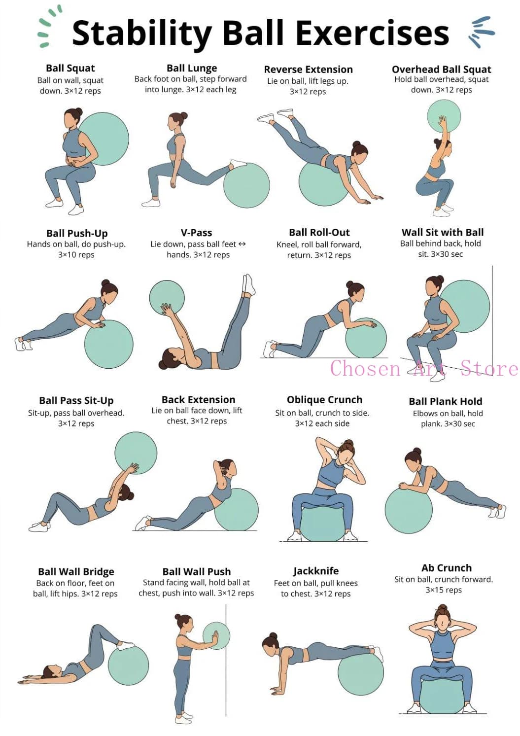 Fitness Exercise Schedule Poster Print Canvas Art Pictures Home Forliving Room and Gym Wall Modern Decor Frameless Painting