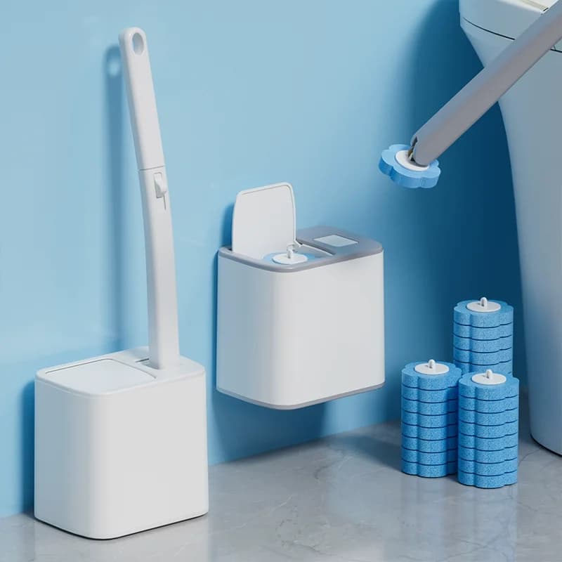 Disposable Toilet Brush Replacement Head Kit