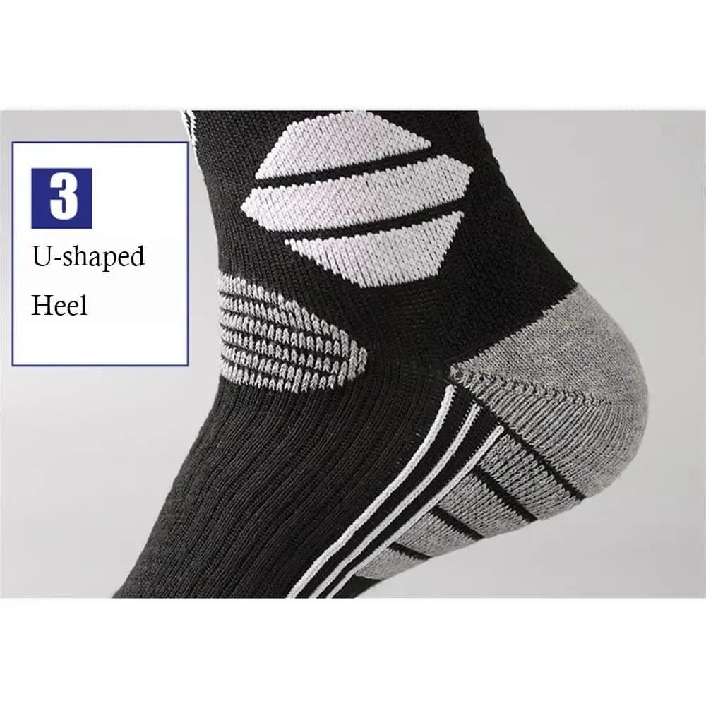 Winter Ski Socks with Compression Support