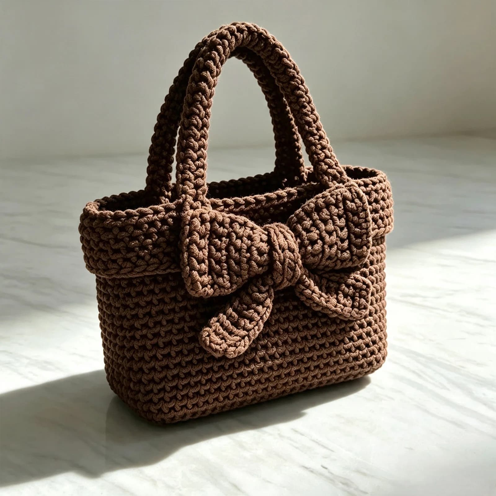 Women's Handbag with Bow, Country-Style Gift, Suitable for Girls, Mother's Day, Birthday Gift, Handmade Crafts