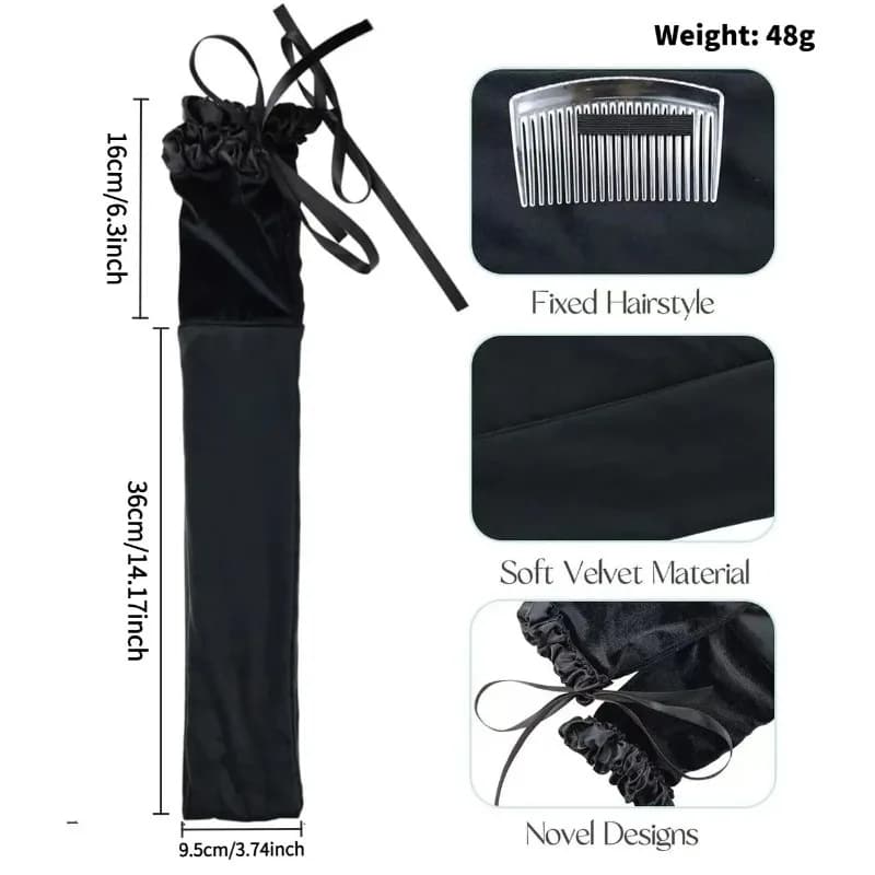 Manual Heatless Curling Wand with Comb