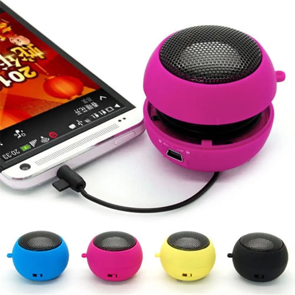 Portable Collapsible Wired Mini Speaker