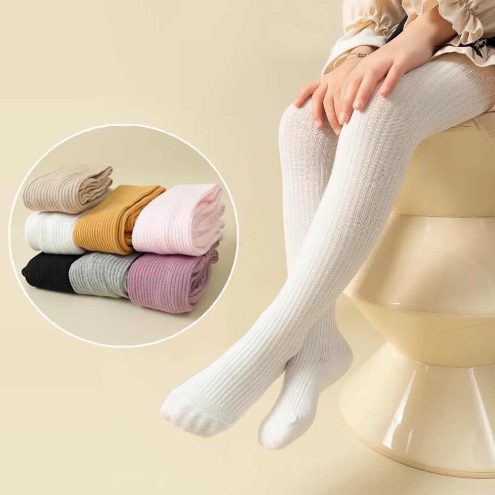 Cotton Knit Tights for Babies and Toddlers