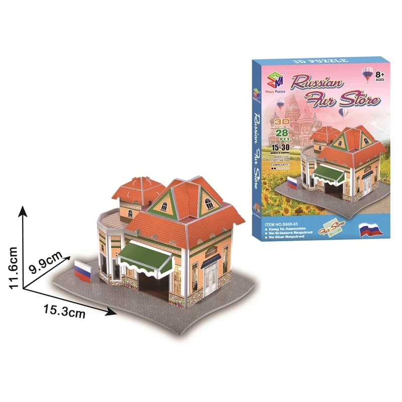 3D Jigsaw Puzzle Building Toy
