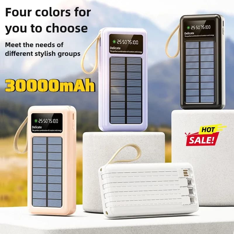 Solar Power Bank 20000mAh Dual USB