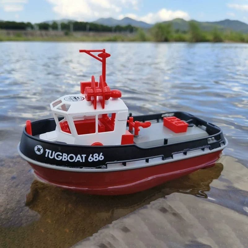 RC Tugboat with Dual Motors 2.4G Remote Control
