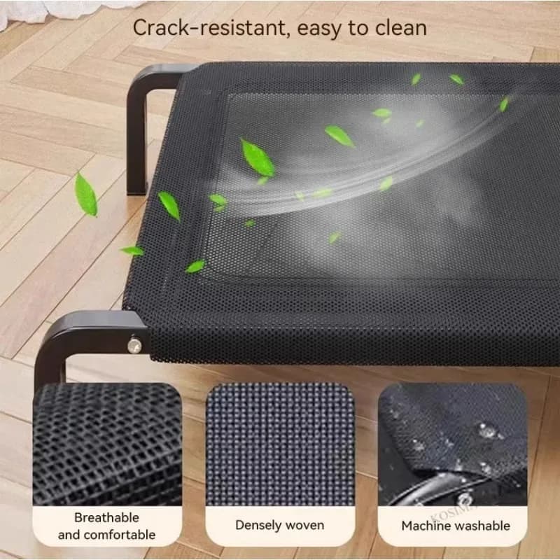 Elevated Outdoor Dog Bed with Mesh Cover