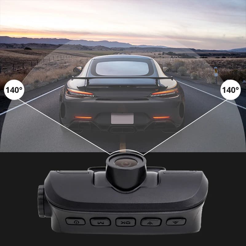 Dash Cam 1080P HD Small Screen Front Video Single Lens Recorder HD Night Vision Loop Recording G-Sensor Car Video Recorder