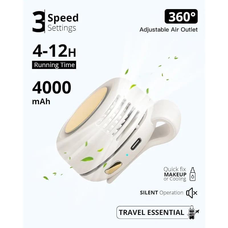 Portable Bladeless Personal Fan