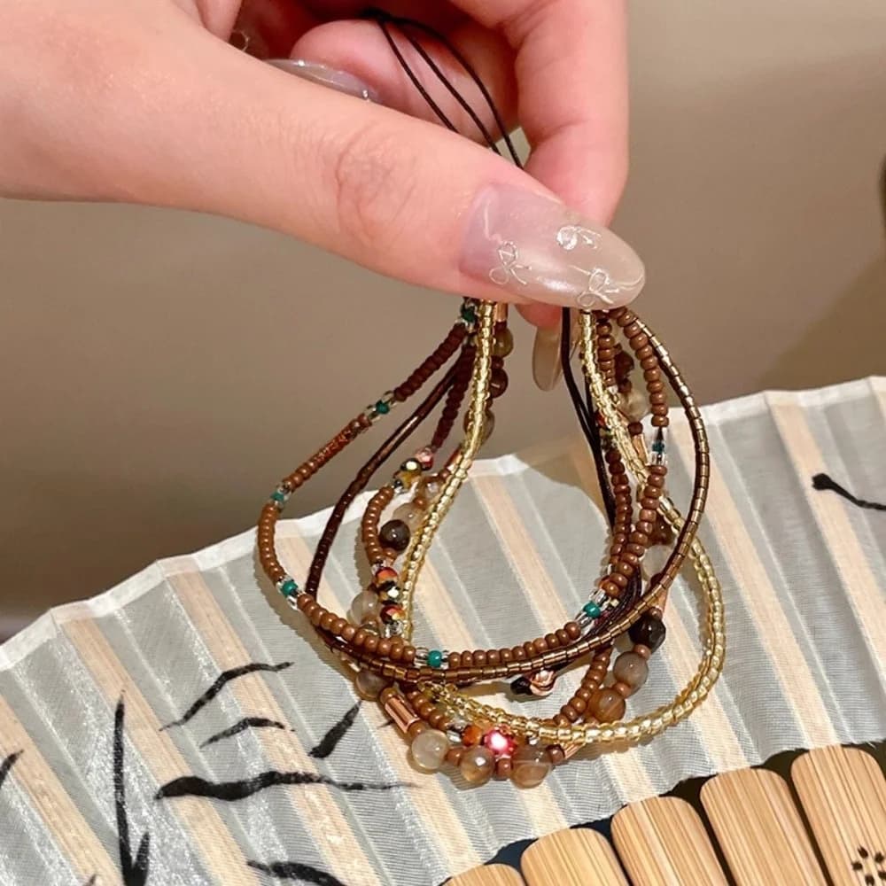 Colorful Beaded Stretch Bracelet