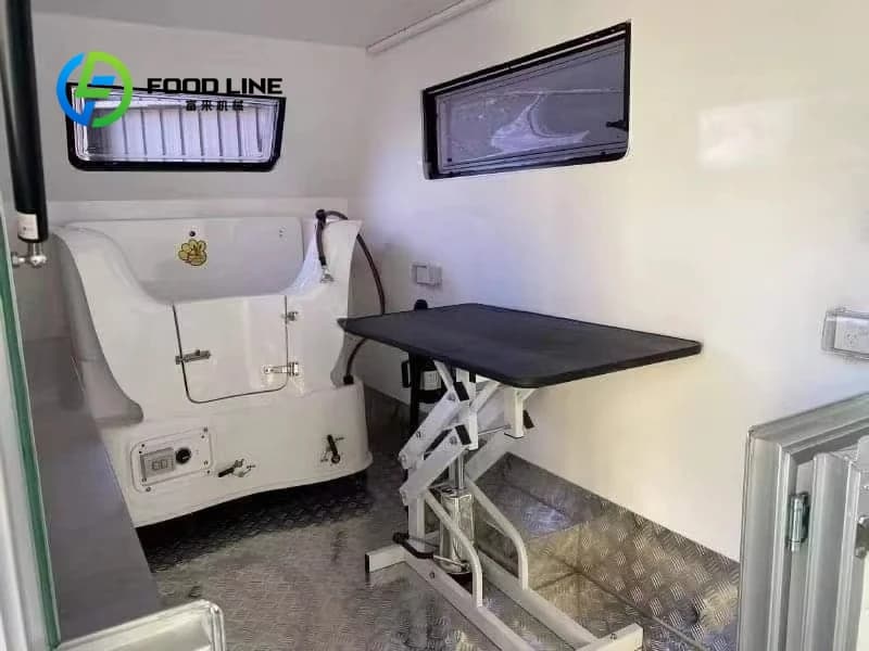 Pet Grooming Trailer Fully Equipped Design For Dog Washing Trimming Drying And Beauty Care Service Anywhere