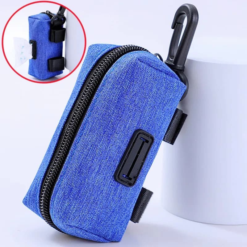 Dog Poop Bag Dispenser Portable Poop Bag Holder for Dogs Walking Storage Bags Garbage Bags Holder for Dogs Toilet Cleaning Tools