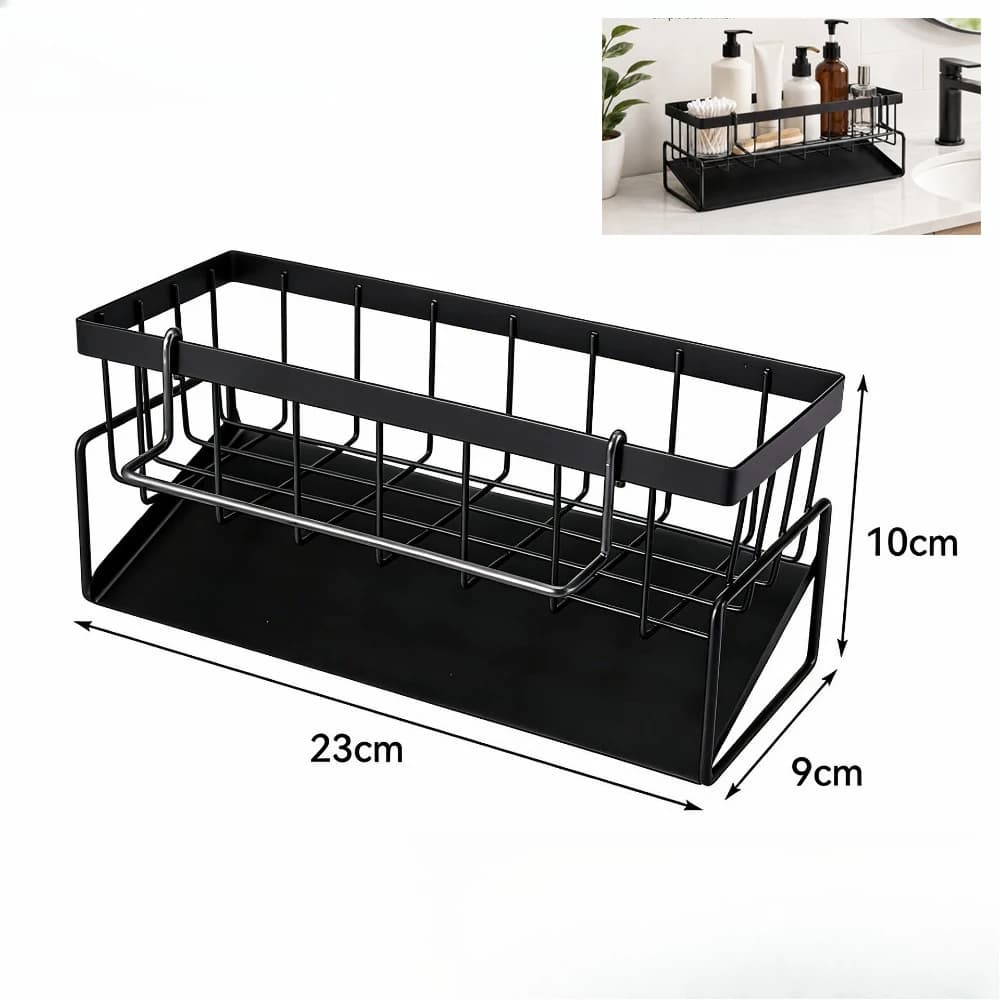 Kitchen Sink Drain Rack Sponge Storage Flexible Faucet Holder Soap Drainer Towel Rack Shelf Organizer Kitchen Accessories