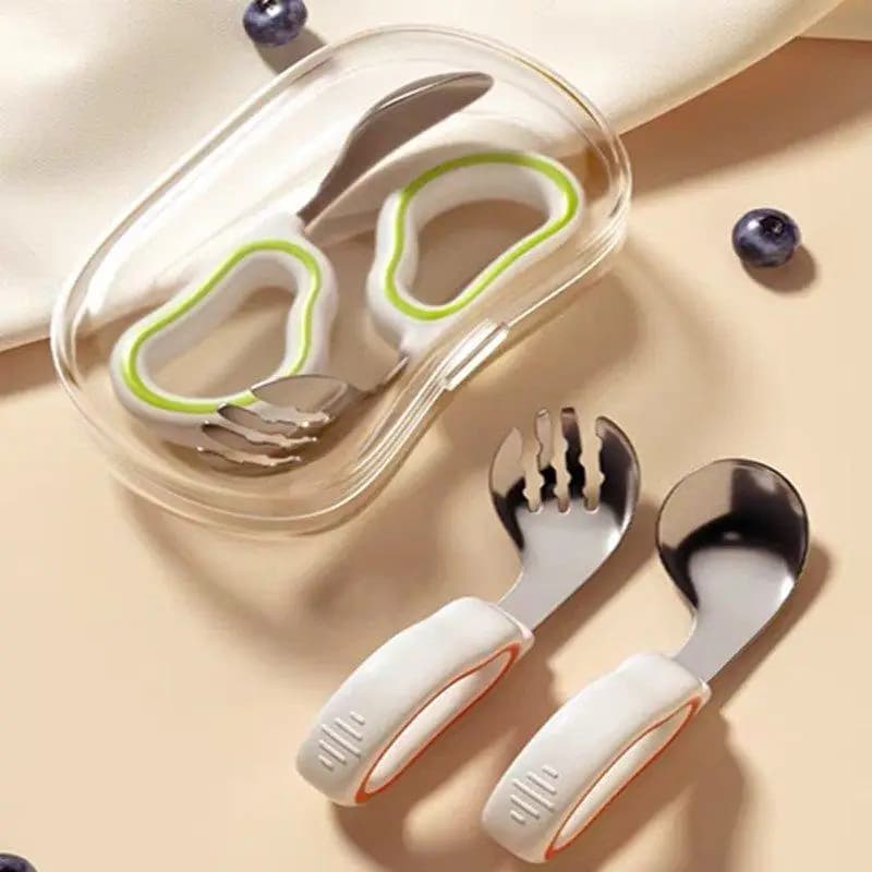 Infant Weaning Spoon and Fork Set