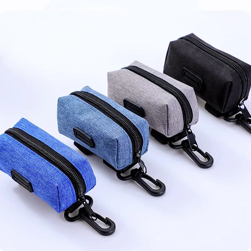 Dog Poop Bag Dispenser Portable Poop Bag Holder for Dogs Walking Storage Bags Garbage Bags Holder for Dogs Toilet Cleaning Tools