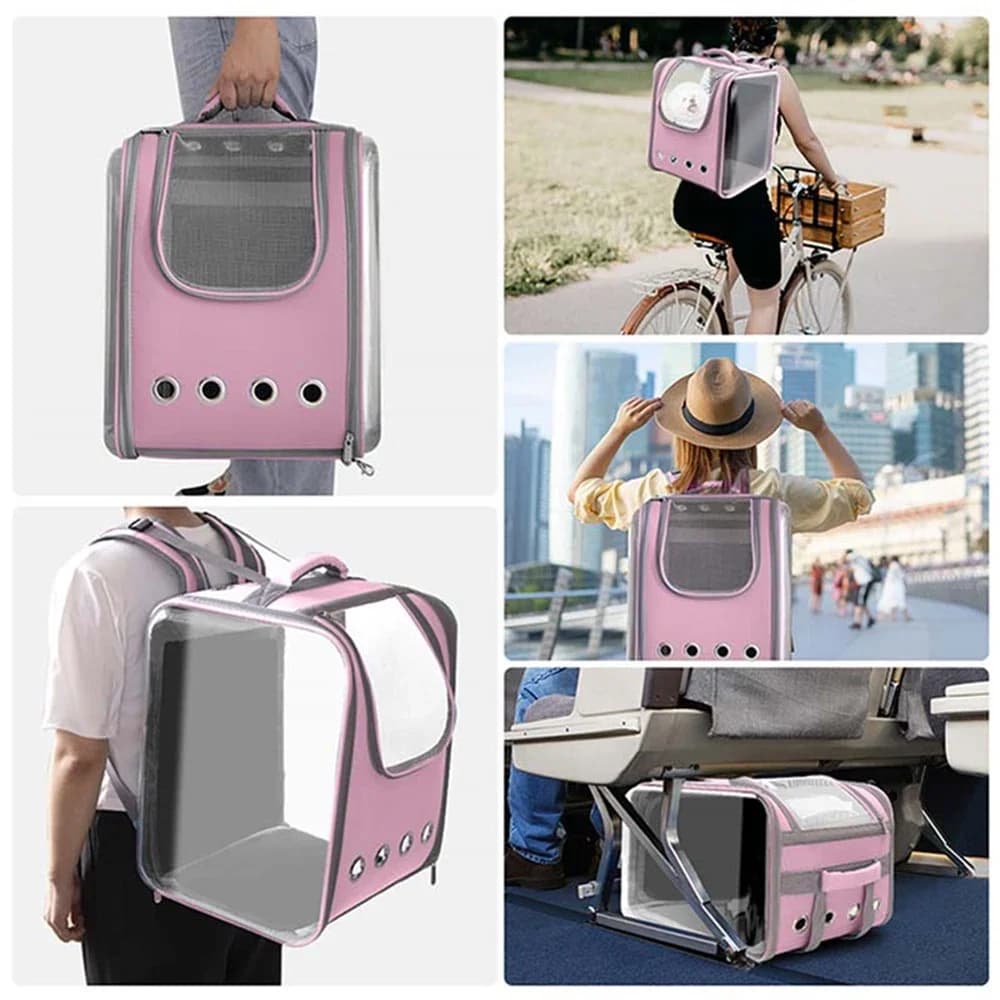 Pet Carrier Backpack Breathable Space Capsule Bag