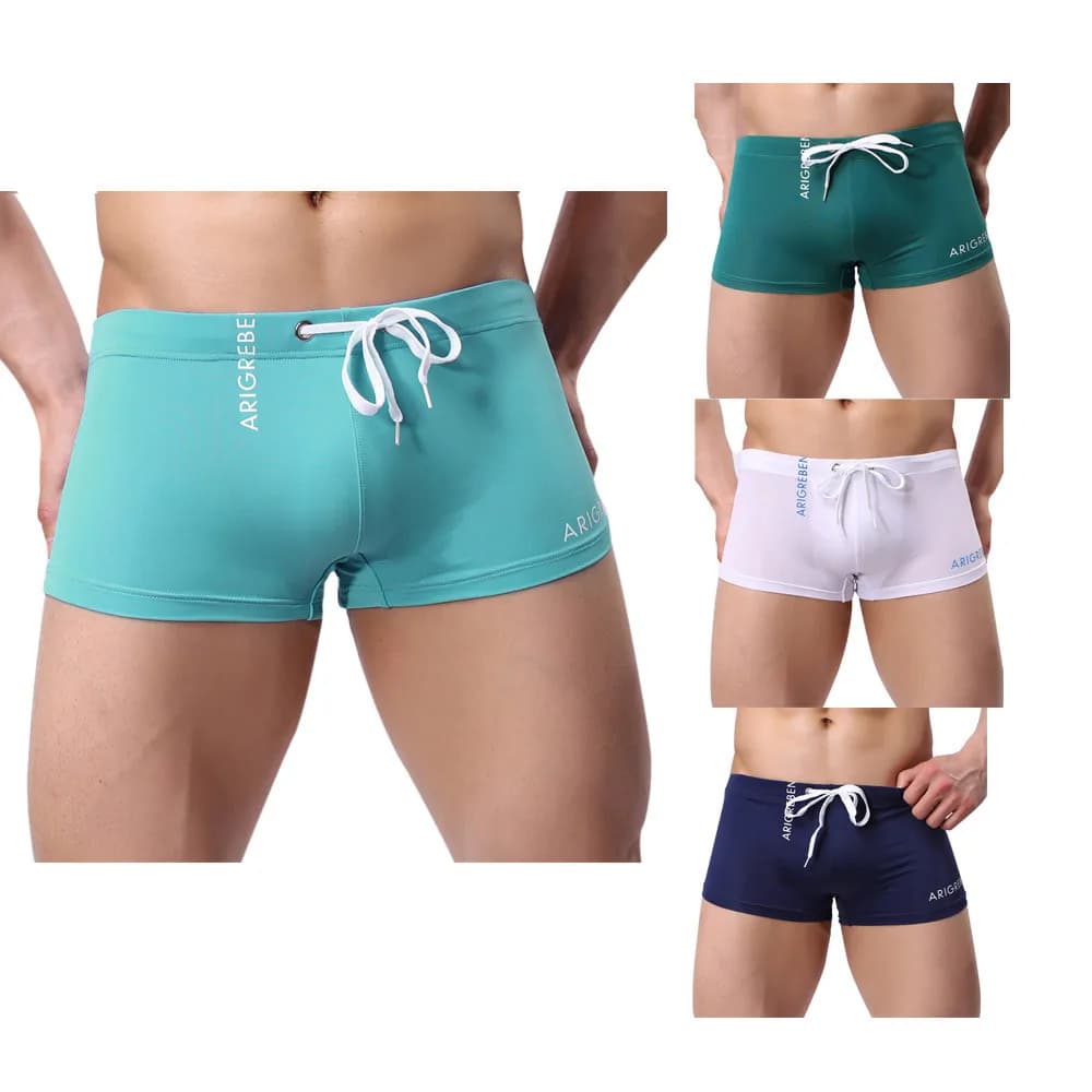 Men's Boxer Brief Swim Shorts