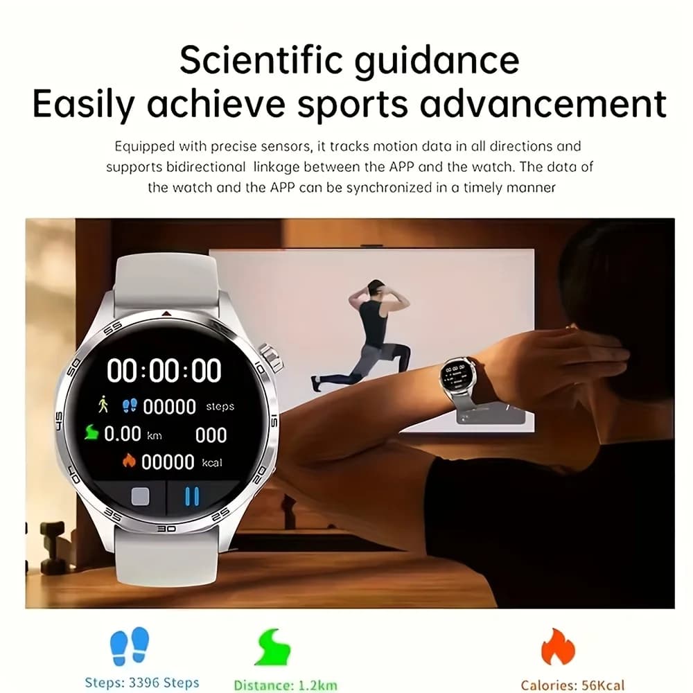 Smart Watch, 1.5-inch Touch Screen, Stylish Dot Strap, Sports Tracking, with Call Reminder/Message Reminder/Alarm Reminder