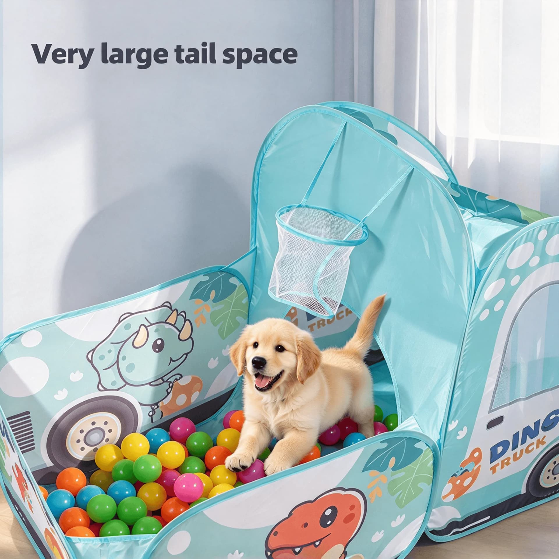 Dinosaur Foldable Pet Playpen Enclosure