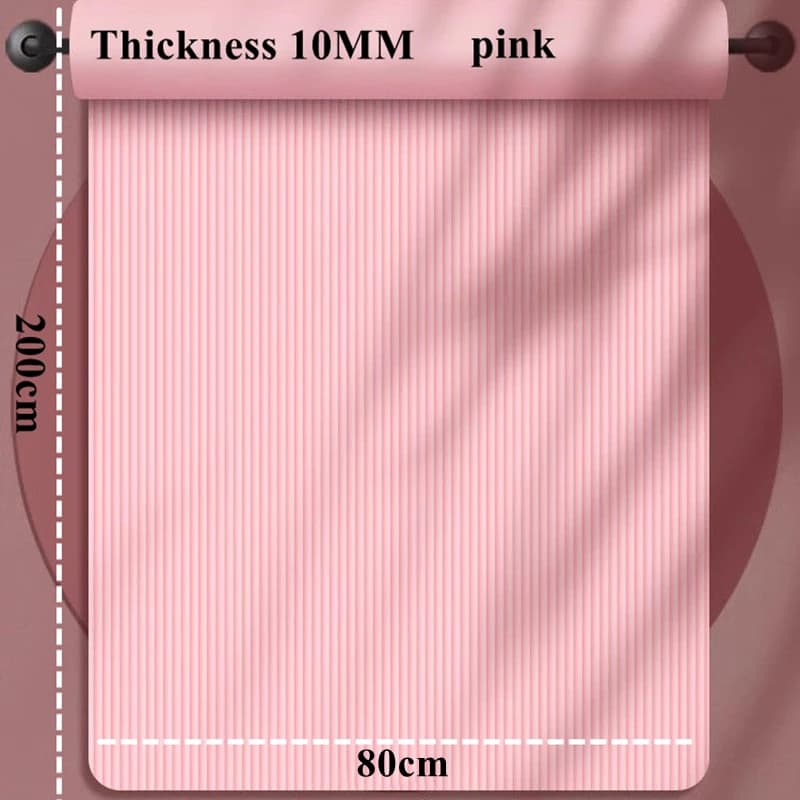 Thick Yoga Mat for Travel and Floor Workouts