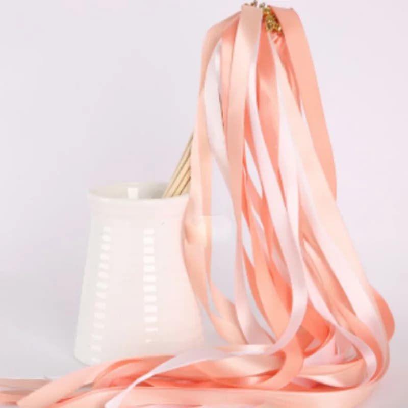 Ribbon Fairy Wands with Silver Bells