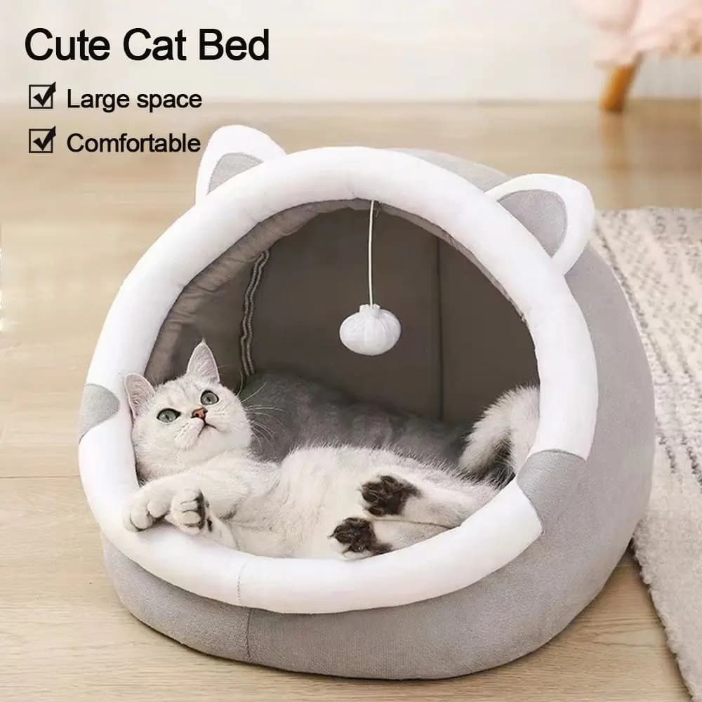 Semi-Enclosed Dome Pet Bed