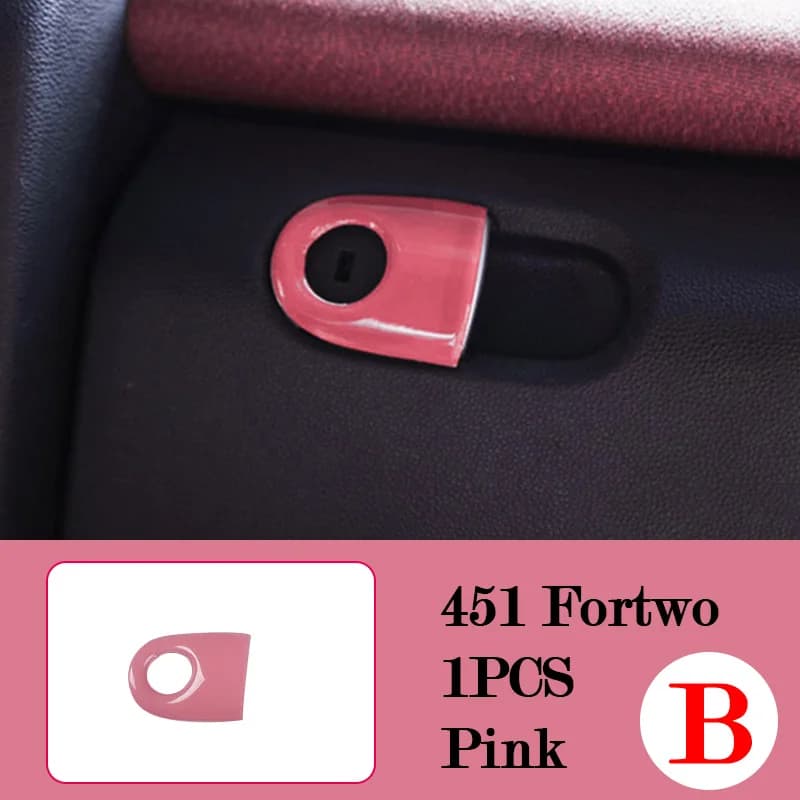 Pink ABS Interior Protective Shell Mercedes Smart 451