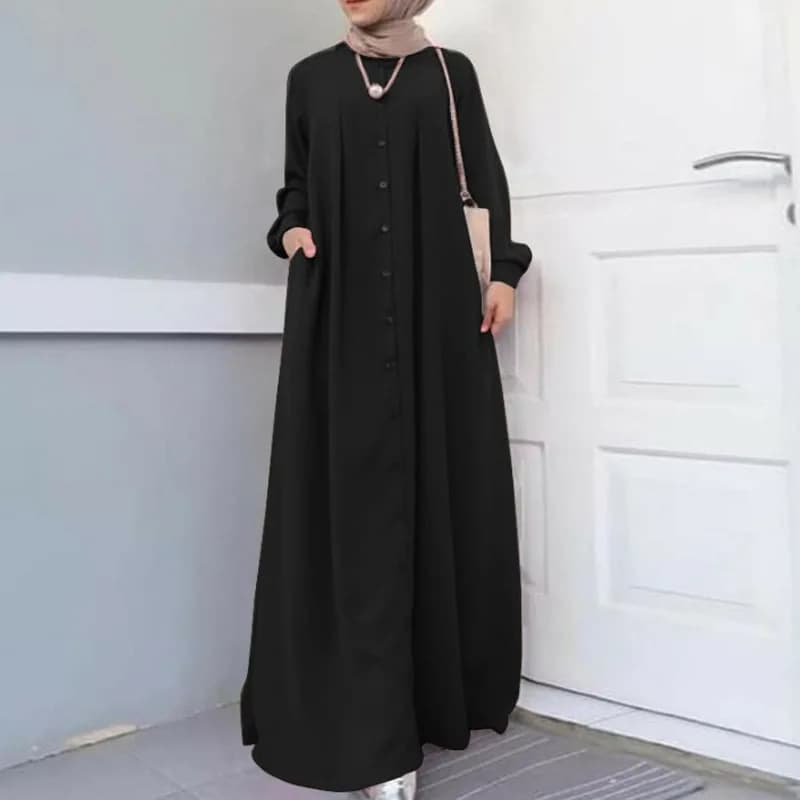 Muslim Maxi Long Sleeve Dress