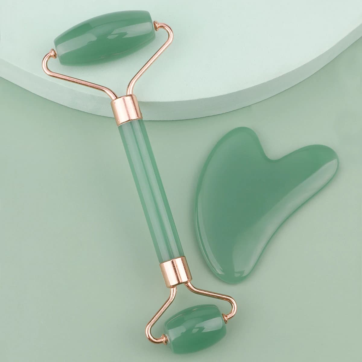 Roller & Gua Sha, Face Roller, Facial Roller Skin Care Tools Massager Resin Facial Massage For Face, Eyes, Neck, Body