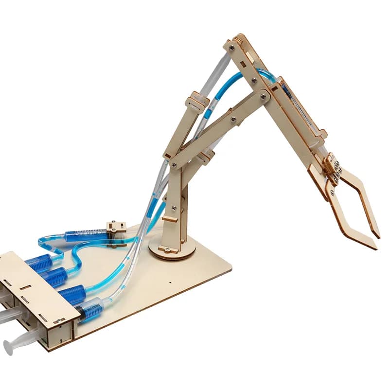 Wooden Hydraulic Manipulator Teaching Model