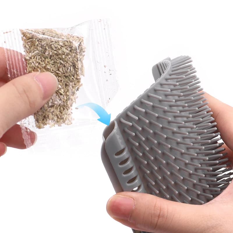 Cat Scratcher Massager for Cats Scratching Pets Removal Beauty Clean Corner Brush Removable Comb for Kitten Cat massagetool