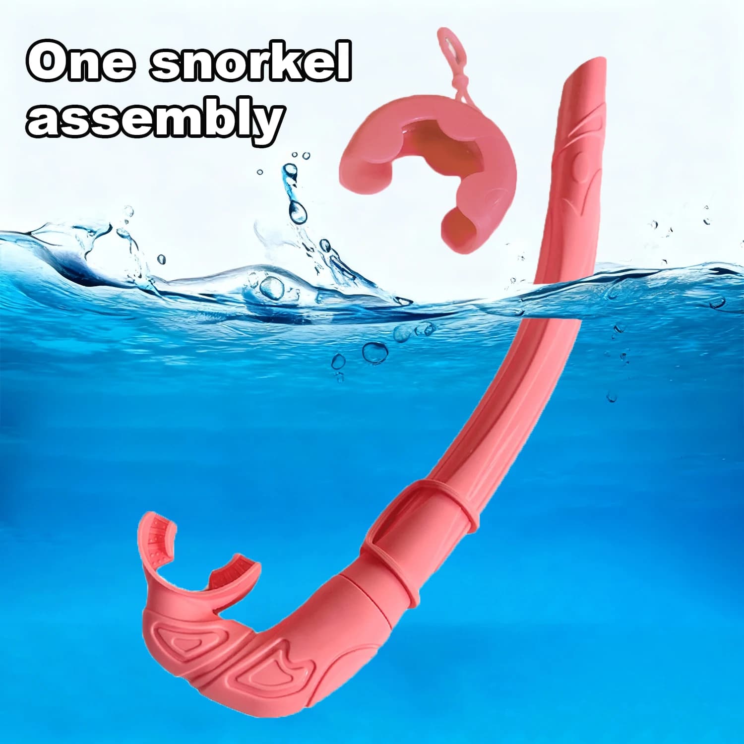 Retractable Soft Silicone Snorkel