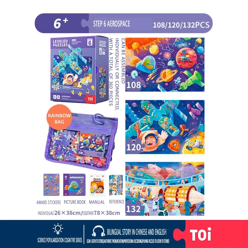 TOI Step 1–9 Leveled Progressive Puzzles