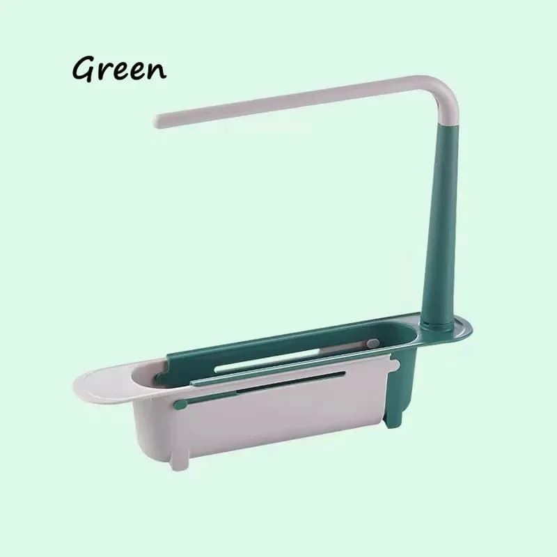 Kitchen Sink Drain Rack Telescopic Sink Shelf Sinks Organizer Soap Sponge Holder Storage Basket Kitchen Gadgets Accessories Tool