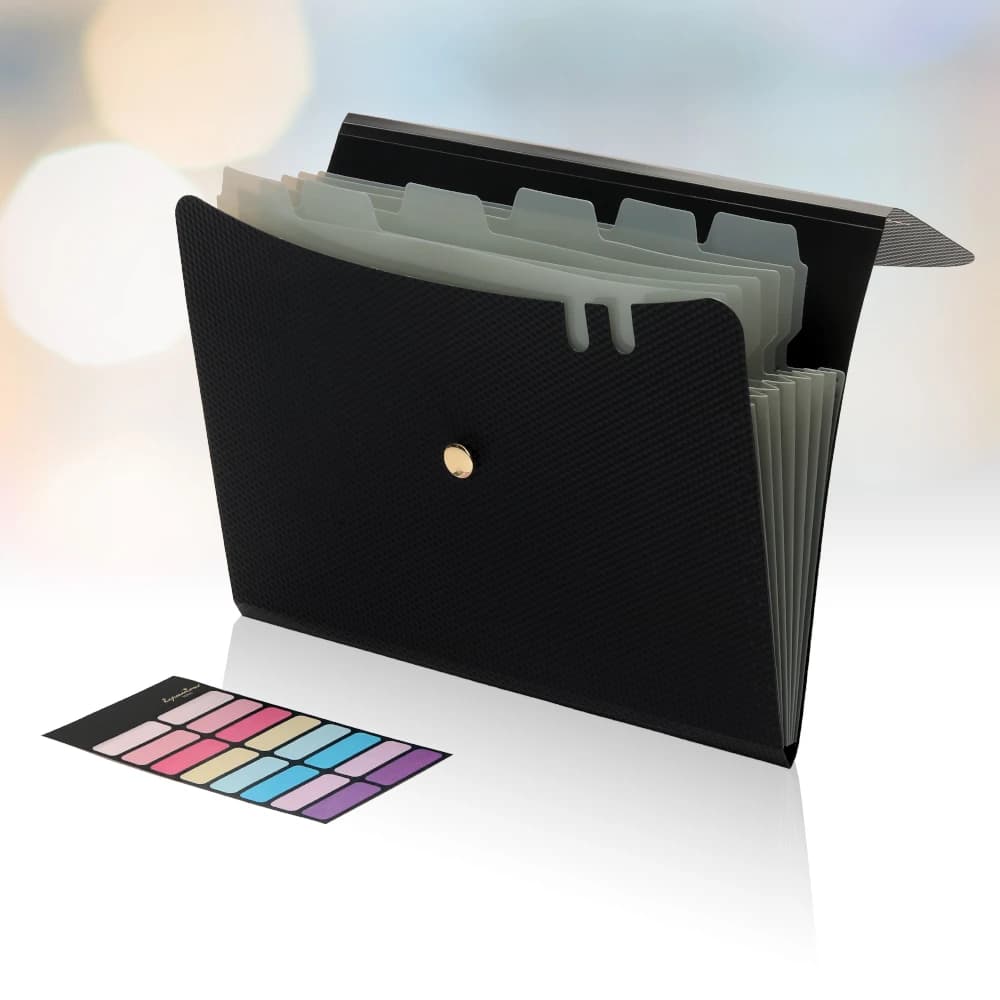 A4 Accordion File Folder with 7 Pockets