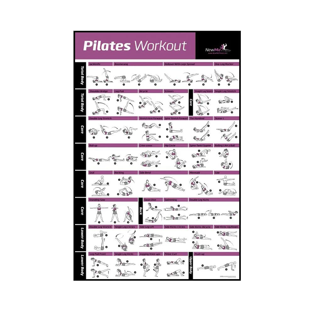 Yoga Poses Workout Exercise Canvas Wall Art