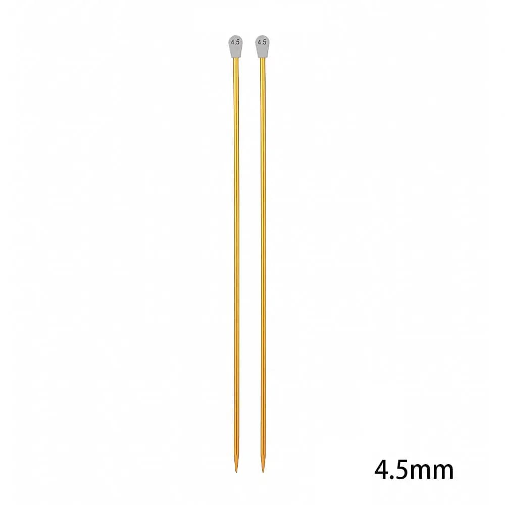 Aluminum Straight Knitting Needles 35cm