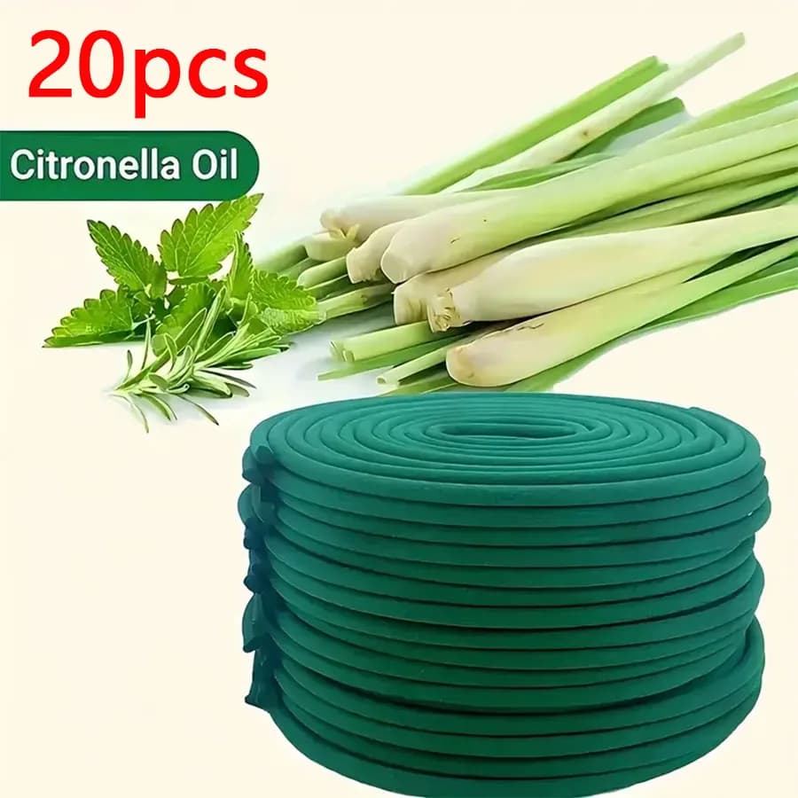 Lemongrass Scented Candles with Holder Set