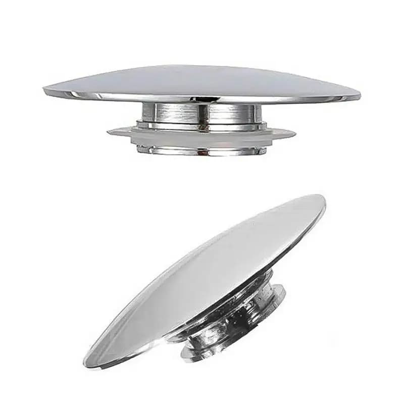 Bathroom Sink Drain Plug Push Button Stopper