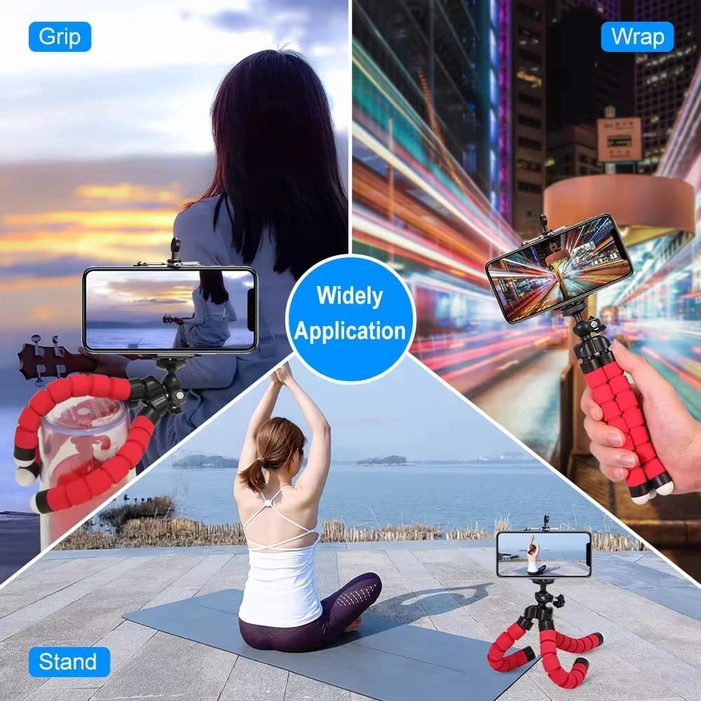 Phone Tripod Stand with Mobile Holder