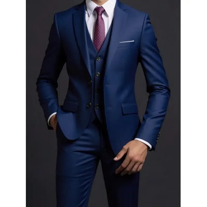 Men's Three-Piece Business Suit