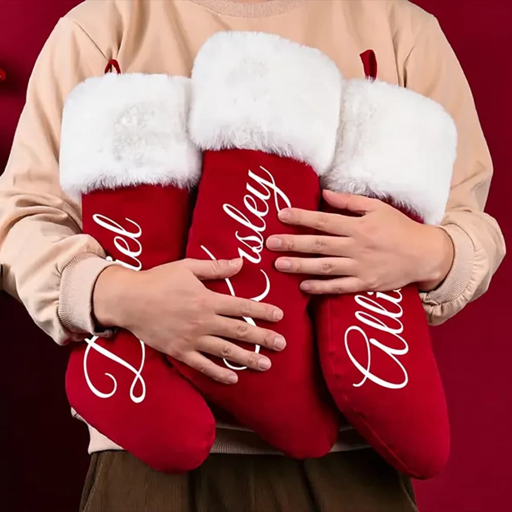 Personalized Plush Christmas Stocking